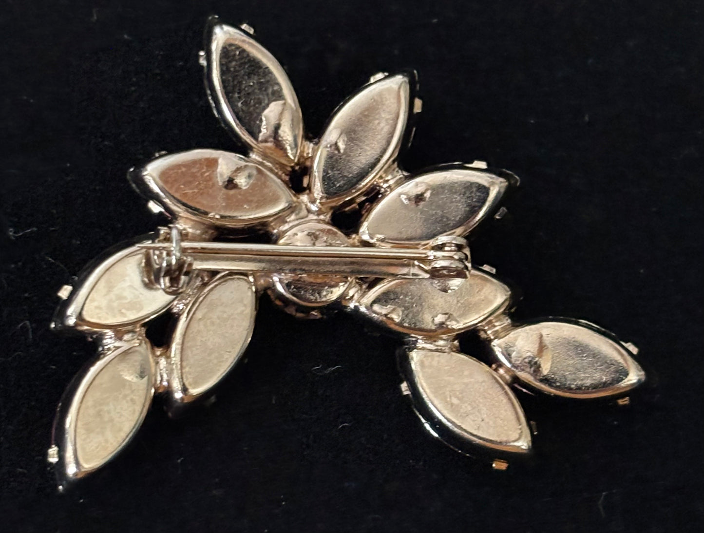 Vintage Pink Rhinestone Brooch